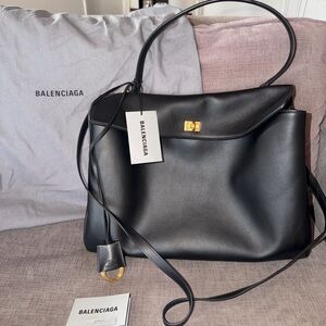Balenciaga Rodeo large Black smooth calfskin leather, LIKE NEW
